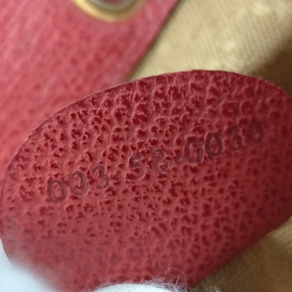 Gucci BackPack Bag  Red Suede Leather - Picture 8 of 8